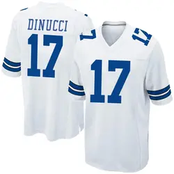Nike Ben DiNucci Dallas Cowboys Game White Jersey - Men's