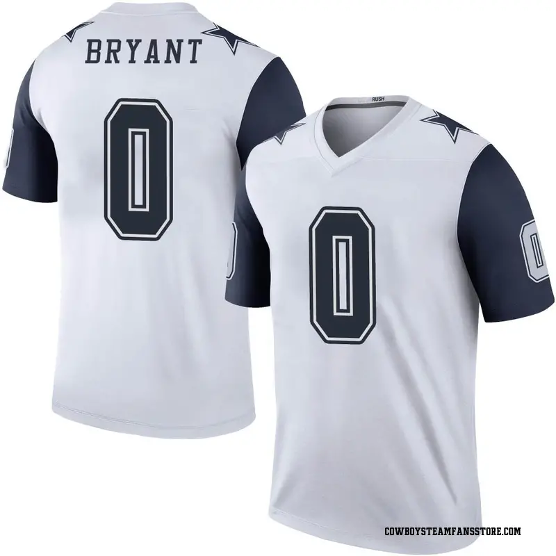 Nike Big Kat Bryant Dallas Cowboys Legend White Color Rush Jersey - Men's