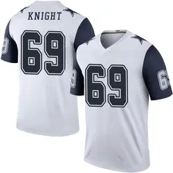 Nike Brandon Knight Dallas Cowboys Legend White Color Rush Jersey - Youth