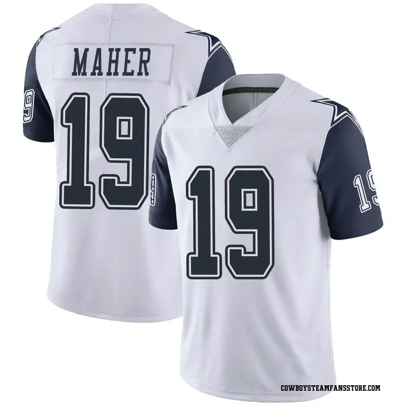 Nike Brett Maher Dallas Cowboys Limited White Color Rush Vapor Untouchable Jersey - Youth