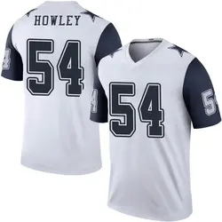 Nike Chuck Howley Dallas Cowboys Legend White Color Rush Jersey - Youth