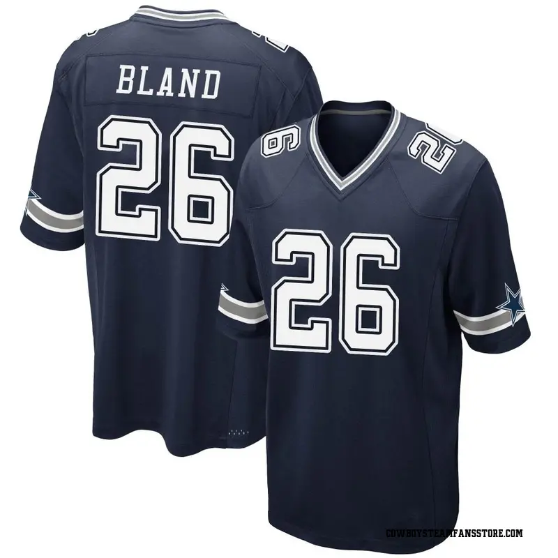 Nike DaRon Bland Dallas Cowboys Game Navy Team Color Jersey - Youth