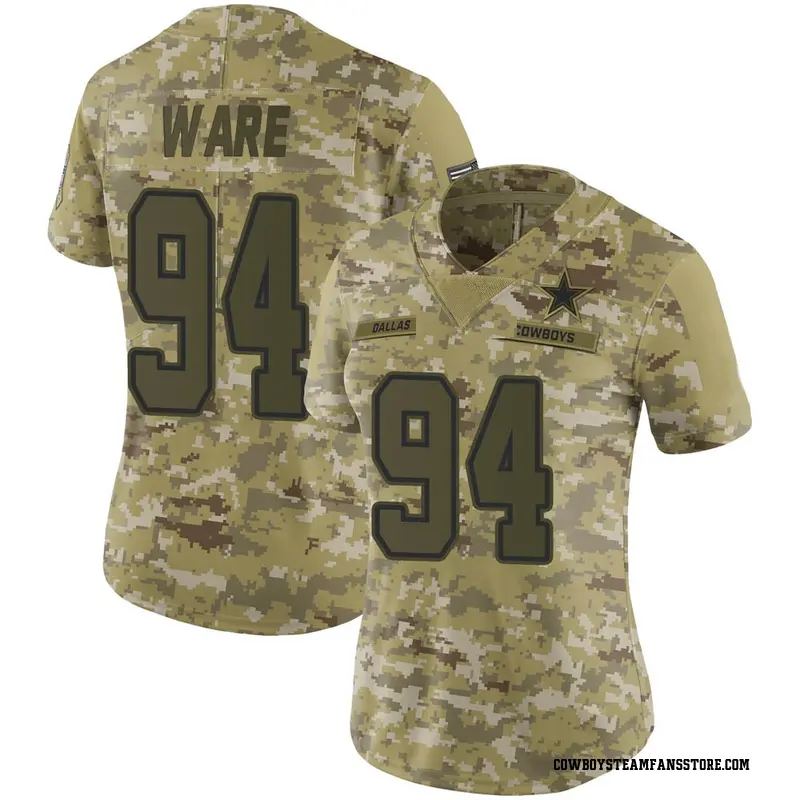 Nike DeMarcus Ware Dallas Cowboys Limited Camo 2018 Salute to Service Jersey - Women's
