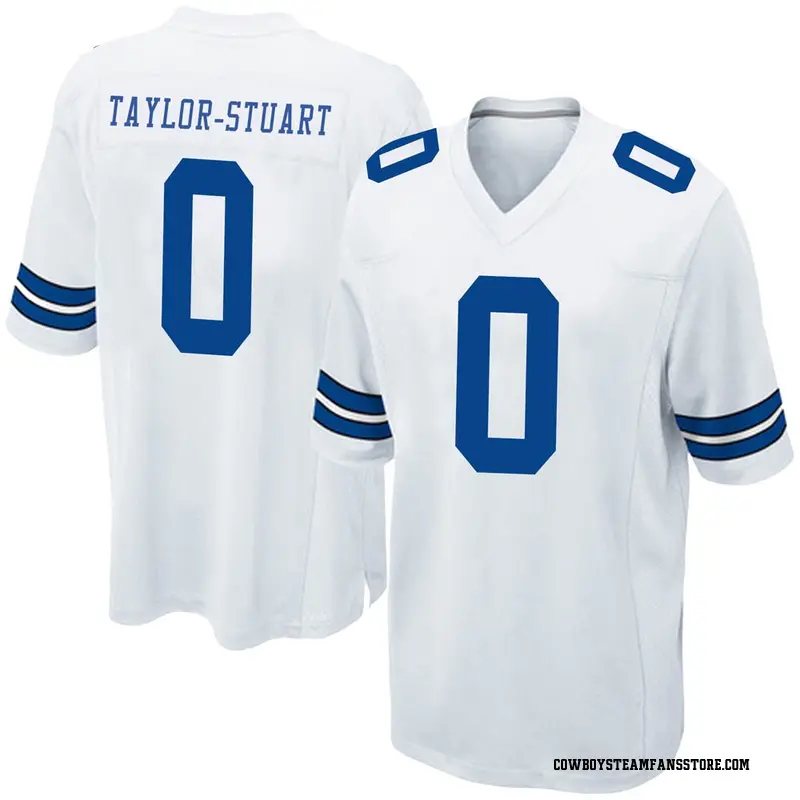 Nike Isaac Taylor-Stuart Dallas Cowboys Game White Jersey - Youth