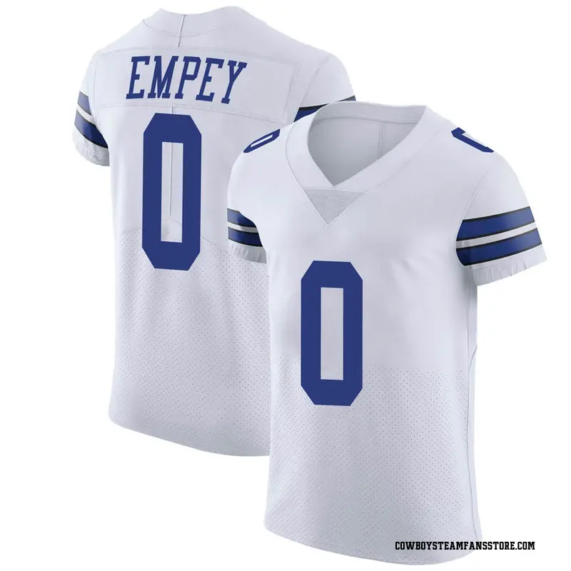 Nike James Empey Dallas Cowboys Elite White Vapor Untouchable Jersey - Men's
