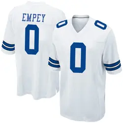 Nike James Empey Dallas Cowboys Game White Jersey - Youth