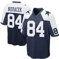 Nike Jay Novacek Dallas Cowboys Game Navy Blue Throwback Jersey - Men's