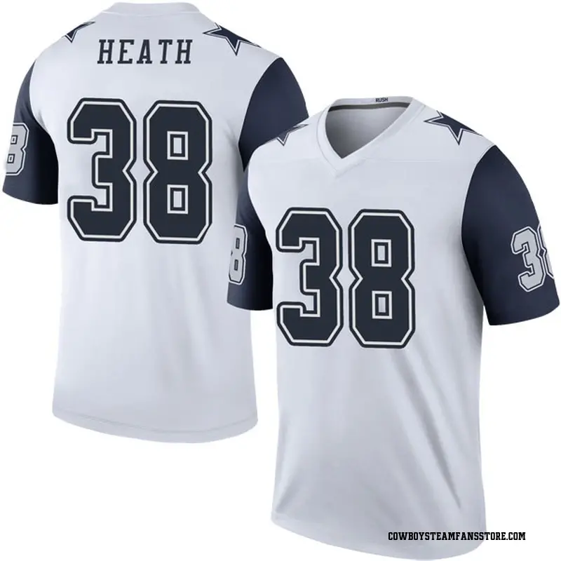 Nike Jeff Heath Dallas Cowboys Legend White Color Rush Jersey - Youth