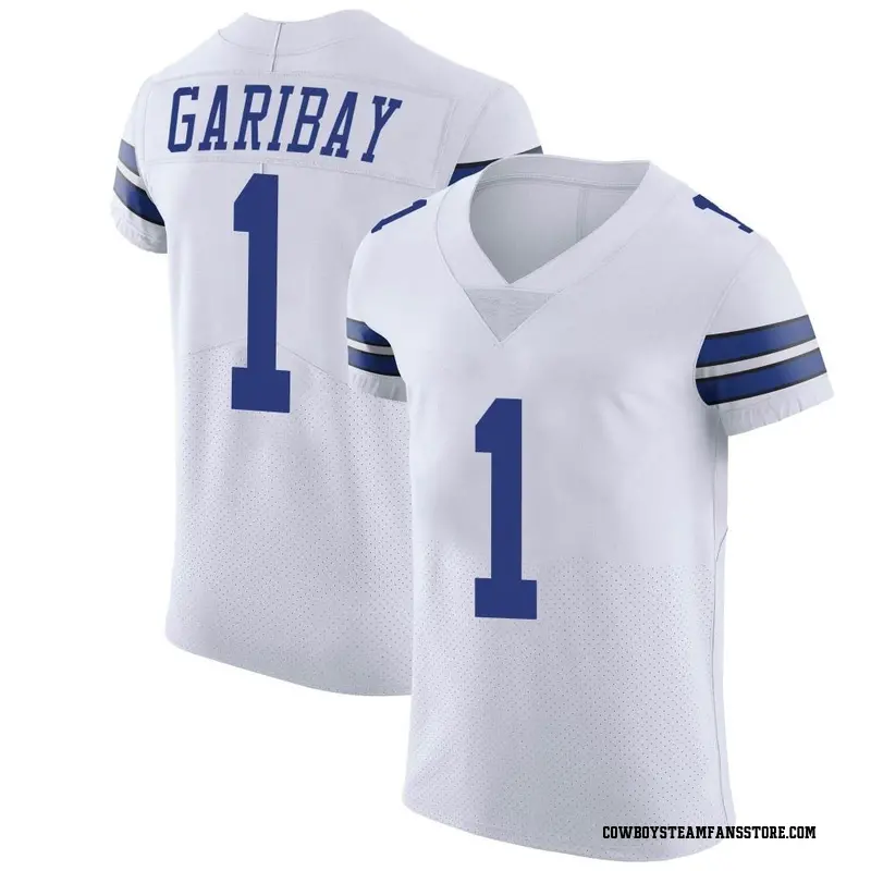 Nike Jonathan Garibay Dallas Cowboys Elite White Vapor Untouchable Jersey - Men's