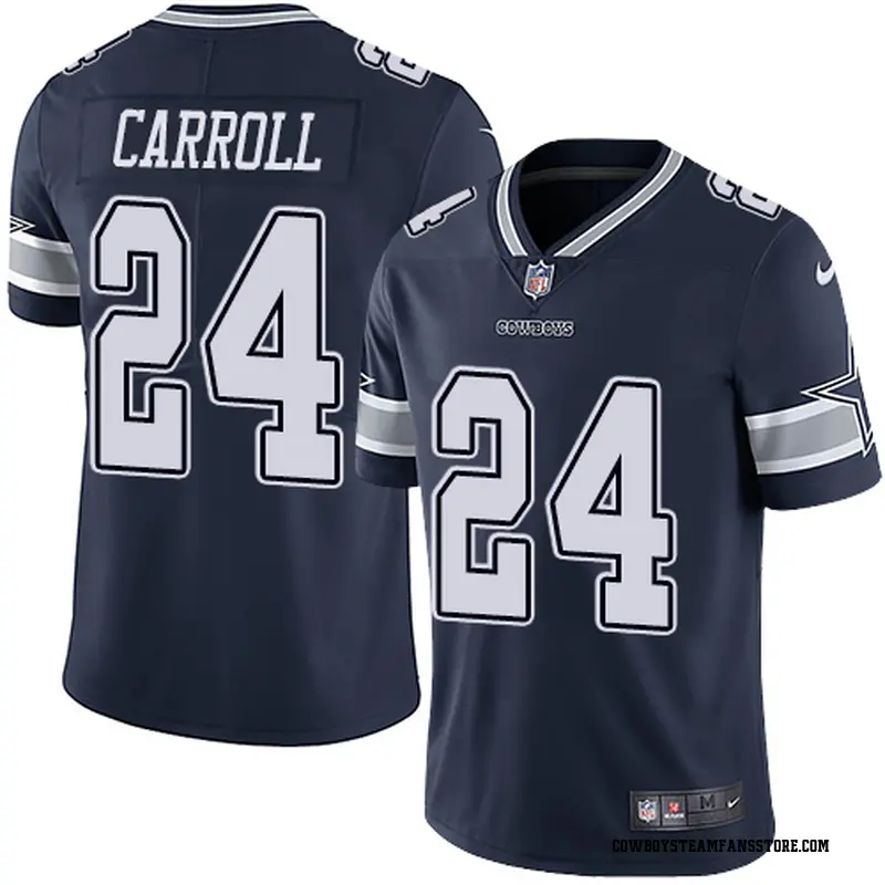 Nike Nolan Carroll Dallas Cowboys Limited Navy Blue Team Color Jersey - Youth