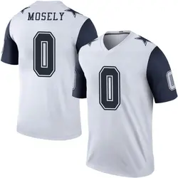 Nike Quandre Mosely Dallas Cowboys Legend White Color Rush Jersey - Youth