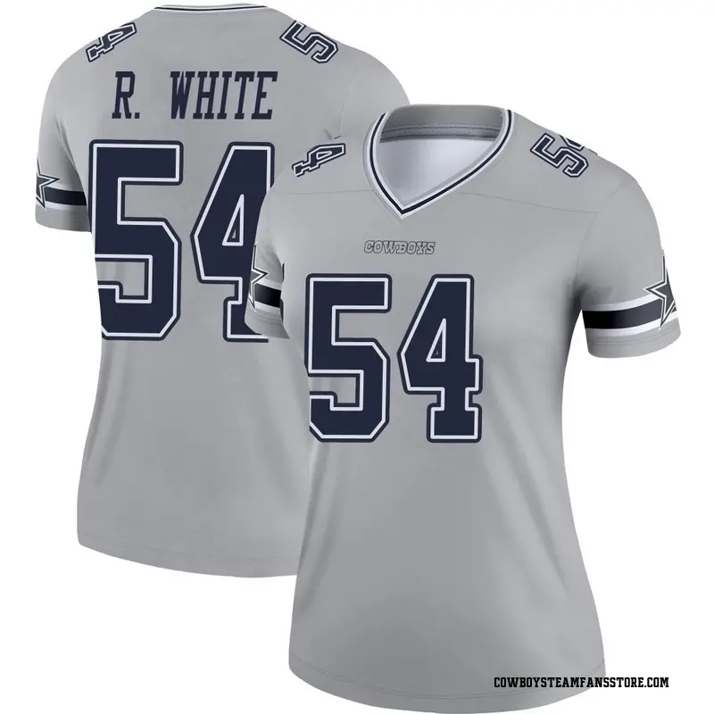Nike Randy White Dallas Cowboys Legend White Inverted Gray Jersey - Women's