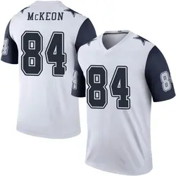 Nike Sean McKeon Dallas Cowboys Legend White Color Rush Jersey - Men's