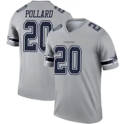 Nike Tony Pollard Dallas Cowboys Legend Gray Inverted Jersey - Men's