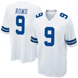 Nike Tony Romo Dallas Cowboys Game White Jersey - Men's
