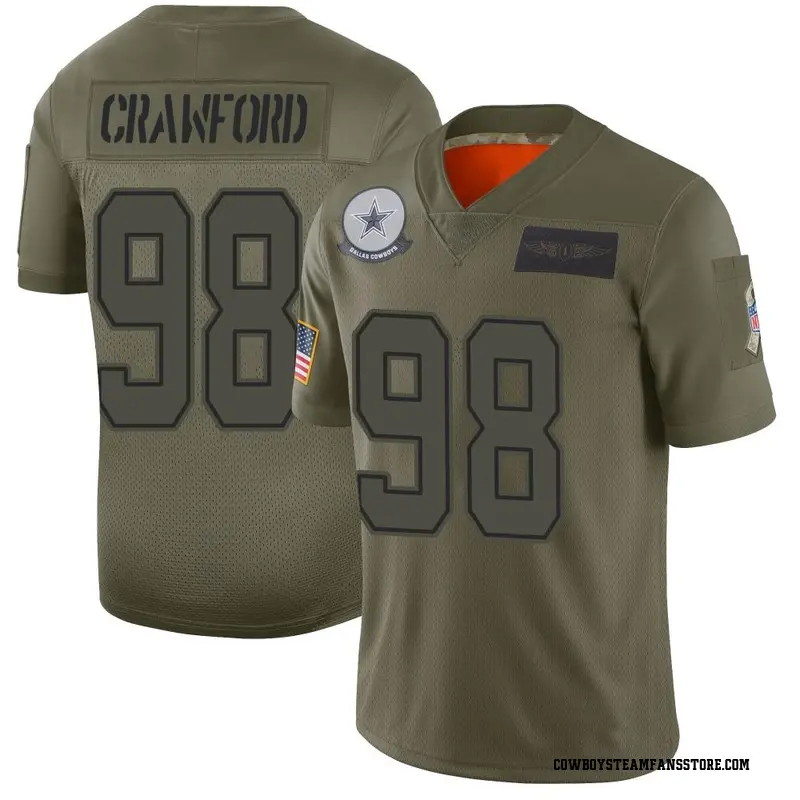 Nike Tyrone Crawford Dallas Cowboys Limited Camo 2019 Salute to Service Jersey - Men's